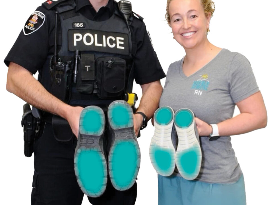 Dave & Emily showing your sole