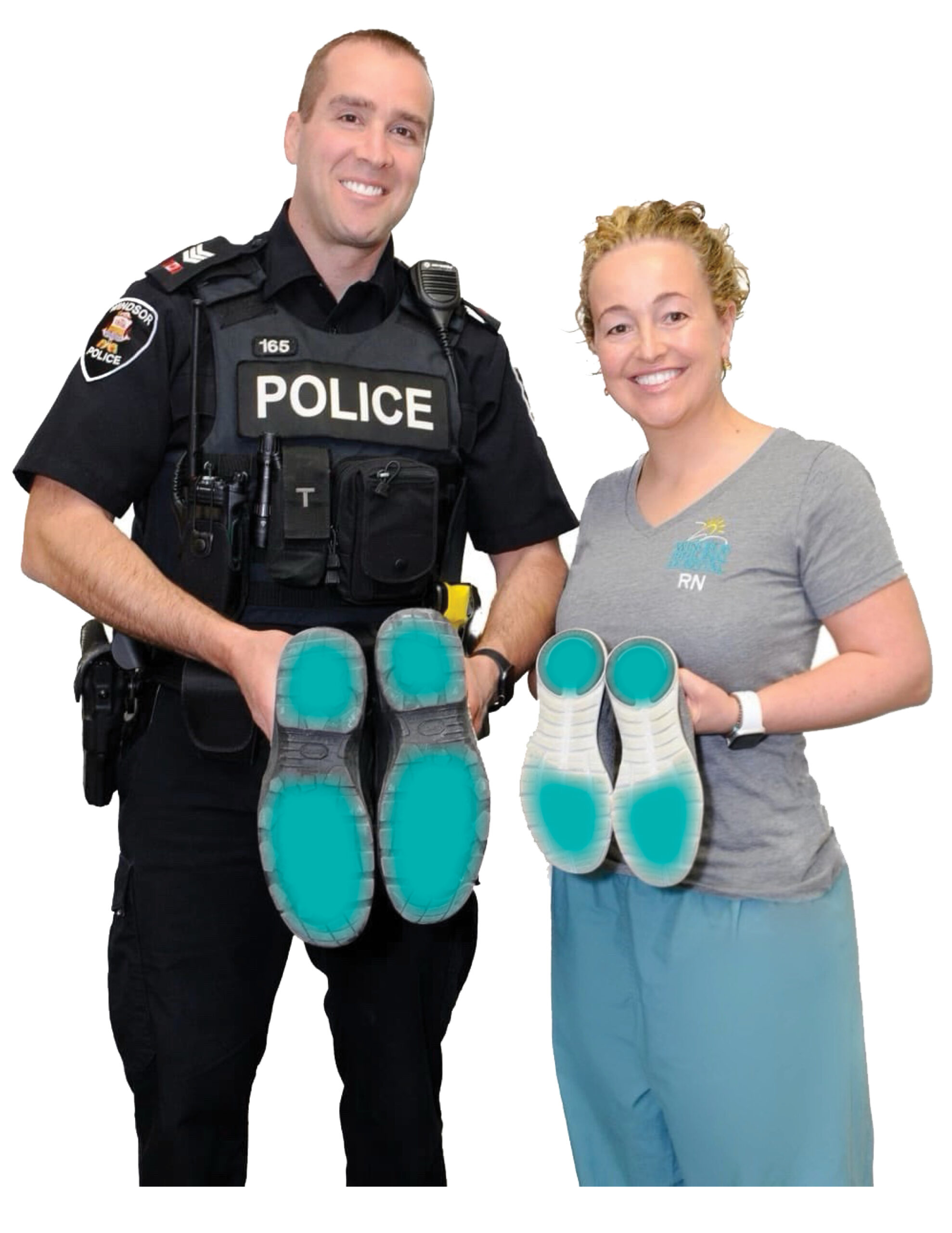 Dave & Emily showing your sole